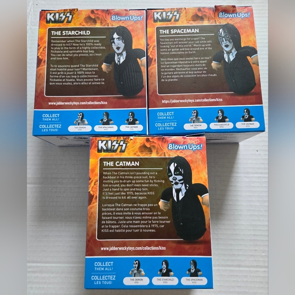 Jabberwocky Toys KISS Blow Up Figures (The Starchild, Spaceman & Catman) - Picture 3 of 10